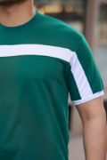 Erkek şerit Detaylı Kısa Kollu T-shirt resmi